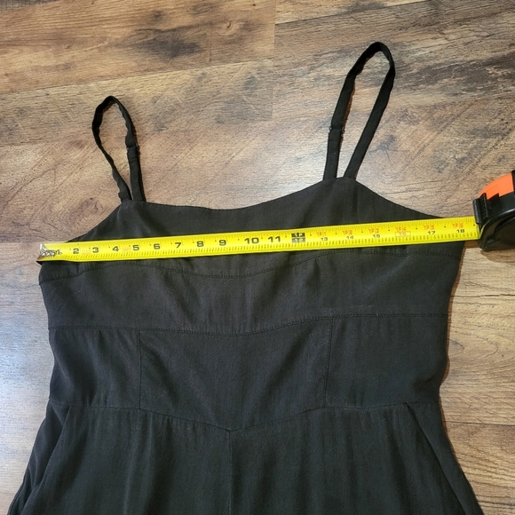 Madewell Black Square Neck Wide Leg Jumpsuit Size 12 - Picture 7 of 12